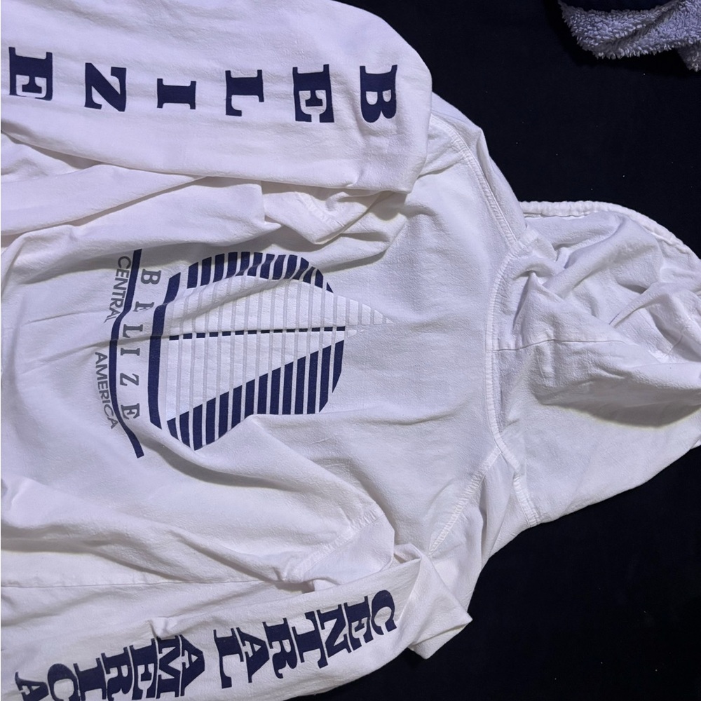 White Belize Hoodie